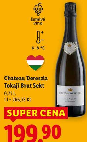 Chateau Dereszla Tokaji Brut Sekt, 0,75 l