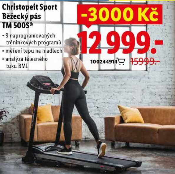 Christopeit Sport Běžecký pás TM 500S