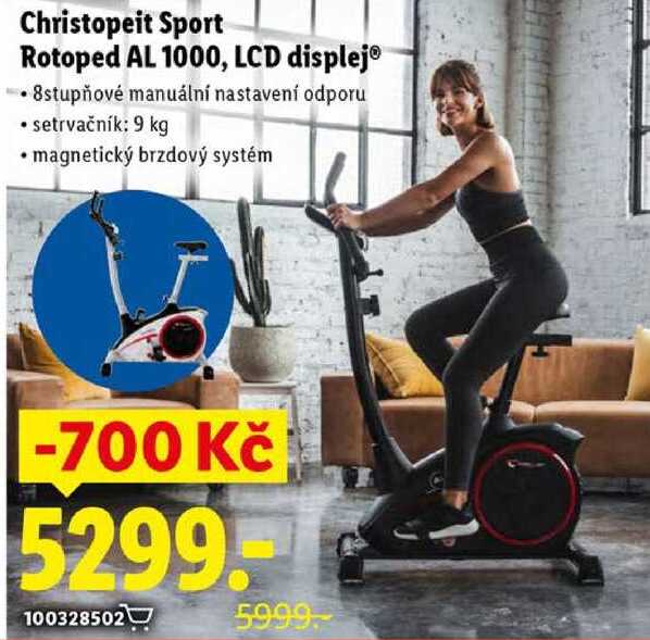 Christopeit Sport Rotoped AL 1000, LCD displej