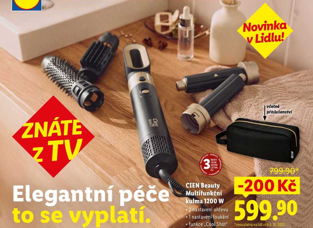 CIEN Beauty Multifunkční kulma 1200 W