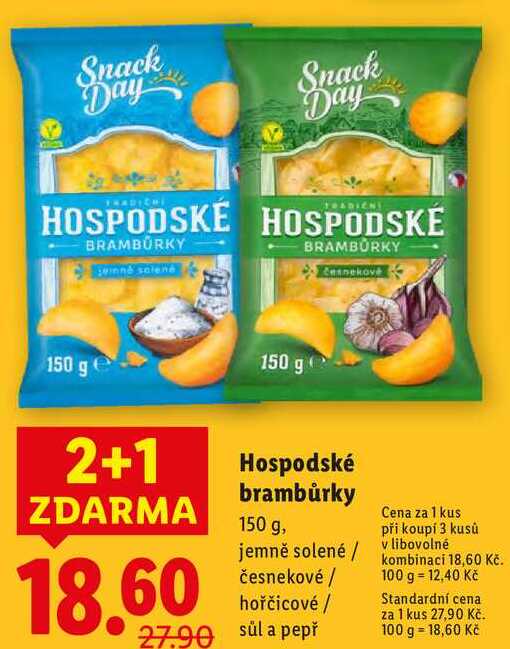 Hospodské brambůrky, 150 g