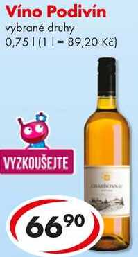 Víno Podivín, 0,75 l 