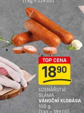 VÁNOČNÍ KLOBÁSA 100g