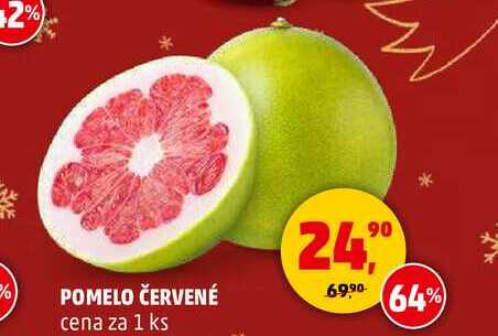 POMELO ČERVENÉ, 1 ks