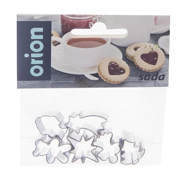 ORION Nerezová vykrajovačka, mix tvarů, sada, mini