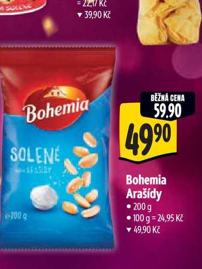  Bohemia Arašídy  200g  