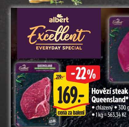  Hovězí steak Queensland 300 g
