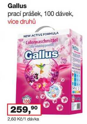 Gallus prací prášek, 100 dávek