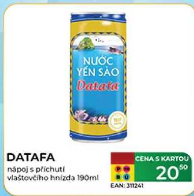 DATAFA nápoj s příchutí vlaštovčího hnízda 190ml 