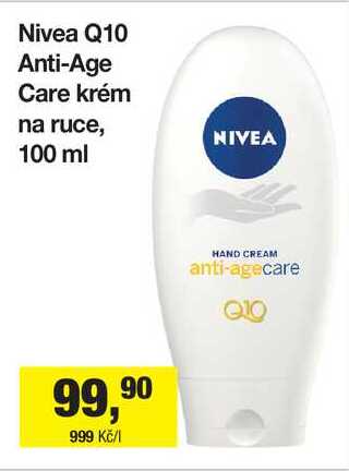 Nivea Q10 Anti-Age Care krém na ruce, 100 ml