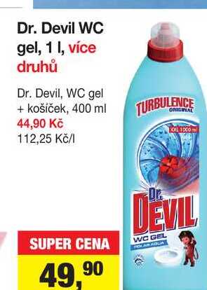 Dr. Devil WC gel, 1 l