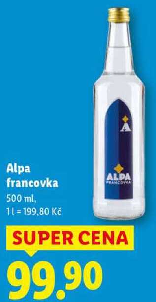 Alpa francovka, 500 ml