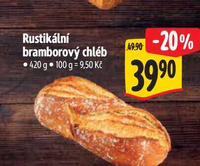 Rustikální bramborový chléb 420 g 