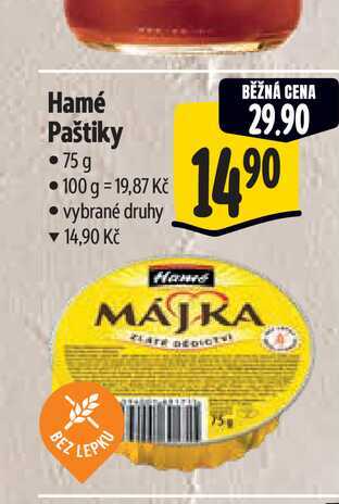 Hamé Paštiky 75 g