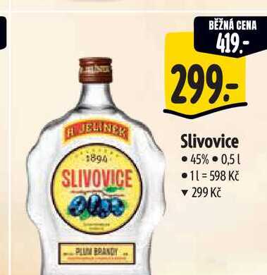   Slivovice 0,5 l