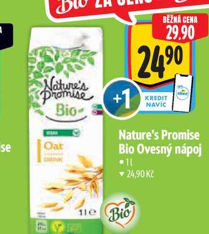  Nature's Promise Bio Ovesný nápoj 1l
