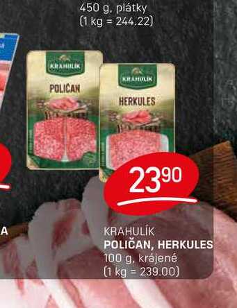 POLIČAN, HERKULES 100 g, krájené 
