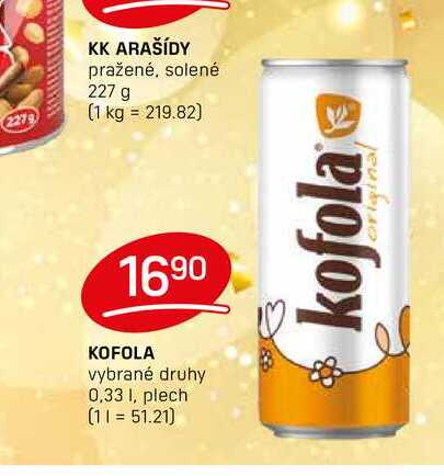 KOFOLA vybrané druhy 0,331, plech 