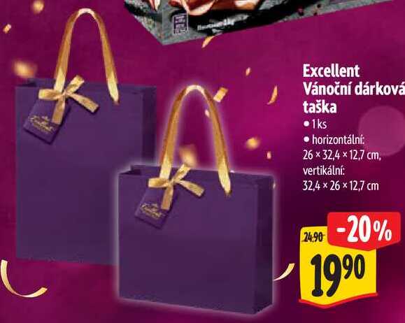 Excellent Vánoční dárková taška 