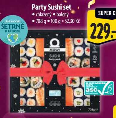 Party Sushi set, 708 g