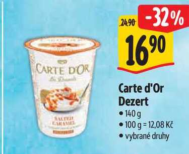 Carte d'Or Dezert, 140 g