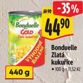 Bonduelle Zlatá kukuřice, 440 g 