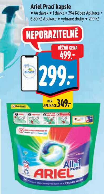 Ariel Prací kapsle, 44 dávek