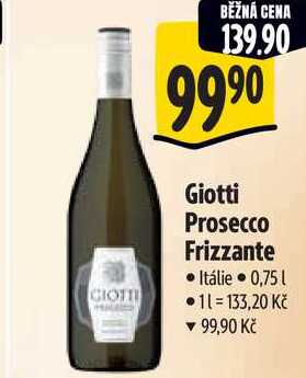 Giotti Prosecco Frizzante, 0,75 l