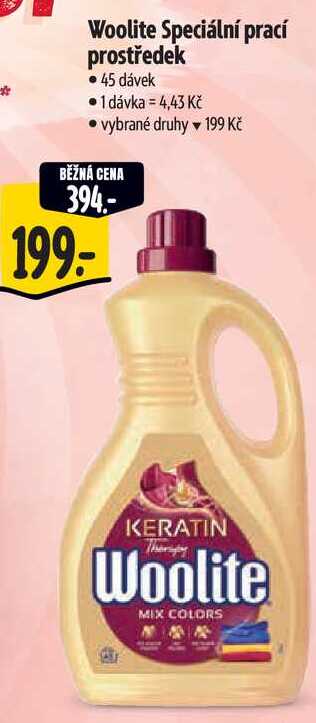 Woolite Speciální prací prostředek, 45 dávek 