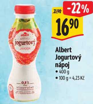 Albert Jogurtový náрој, 400 g 