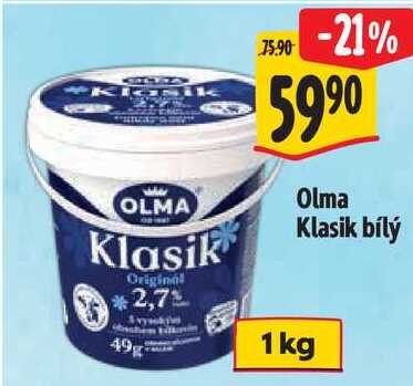 Olma Klasik bílý, 1 kg 