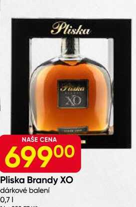 Pliska Brandy XO dárkové balení 0,7l