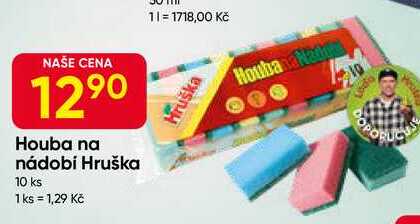 Hruška Houba na nádobí 10 ks 