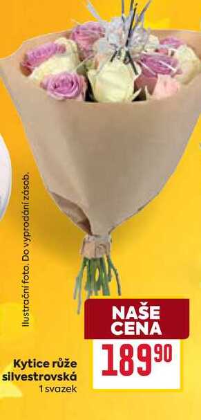 Kytice růže silvestrovská 1 svazek 
