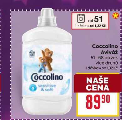 Coccolino Aviváž 51-68 dávek 