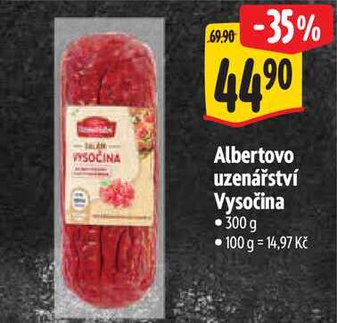Albertovo uzenářství Vysočina, 300 g