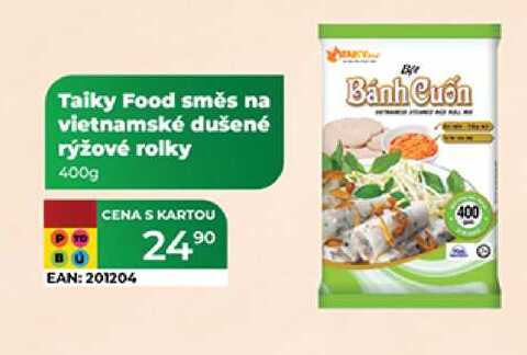 Taiky Food směs na vietnamské dušené rýžové rolky 400g  