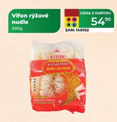 Vifon rýžové nudle 500g 