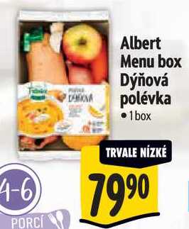 Albert Menu box Dýňová polévka 