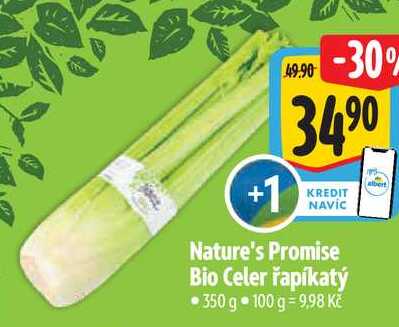 Nature's Promise Bio Celer řapíkatý, 350 g 