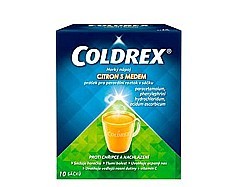 COLDREX Horký nápoj Citron s medem 10 sáčků