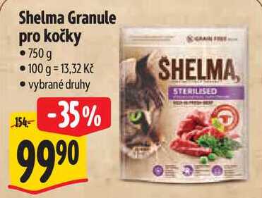 Shelma Granule pro kočky, 750 g