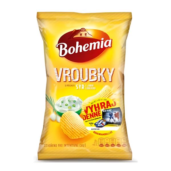 Bohemia Vroubky sýr s jarní cibulkou