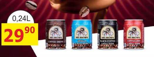 Mr. Brown Caffé latte 240ml