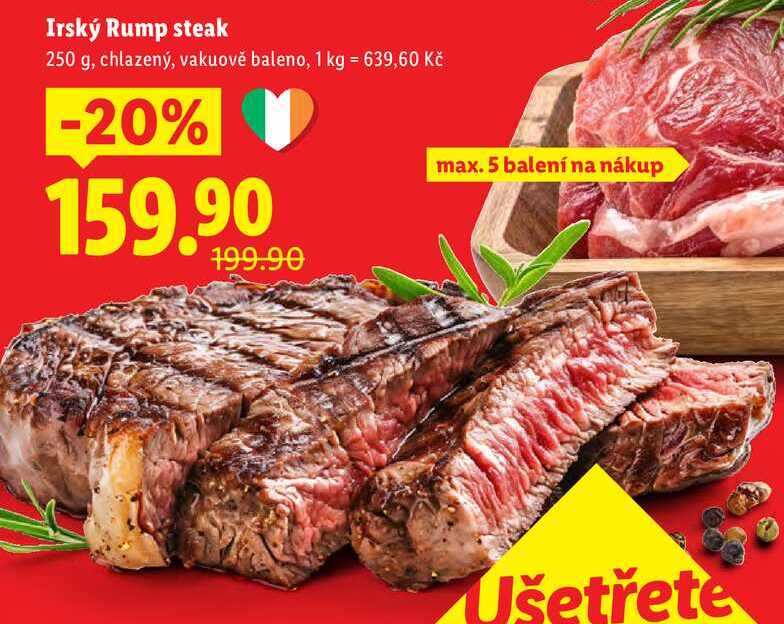 Irský Rump steak, 250 g