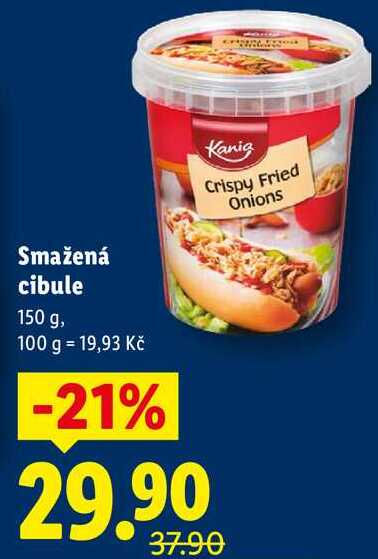 Smažená cibule, 150 g