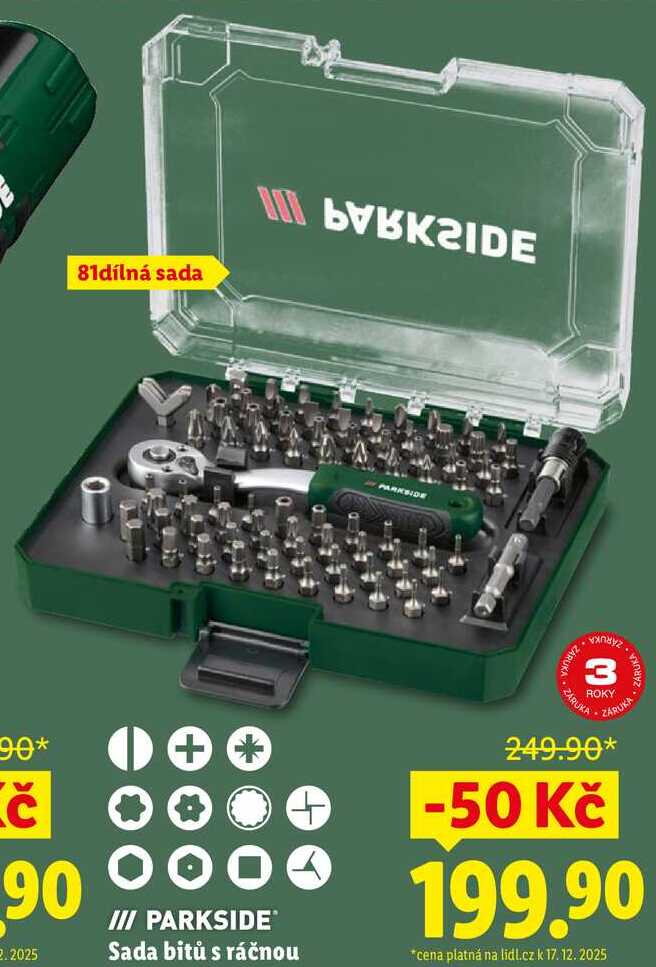 Sada bitů s ráčnou