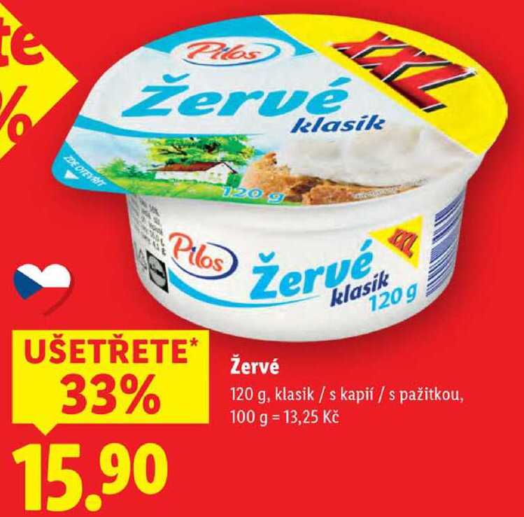 Žervé, 120 g