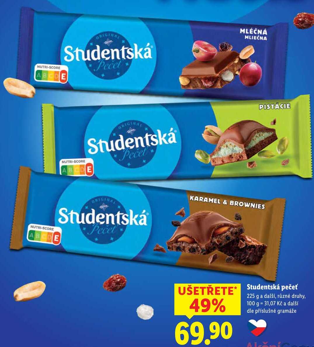 Studentská pečeť, 225 g a další