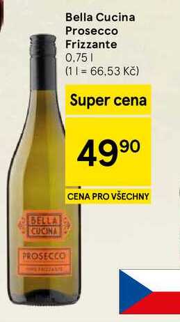 Bella Cucina Prosecco Frizzante, 0,75 l